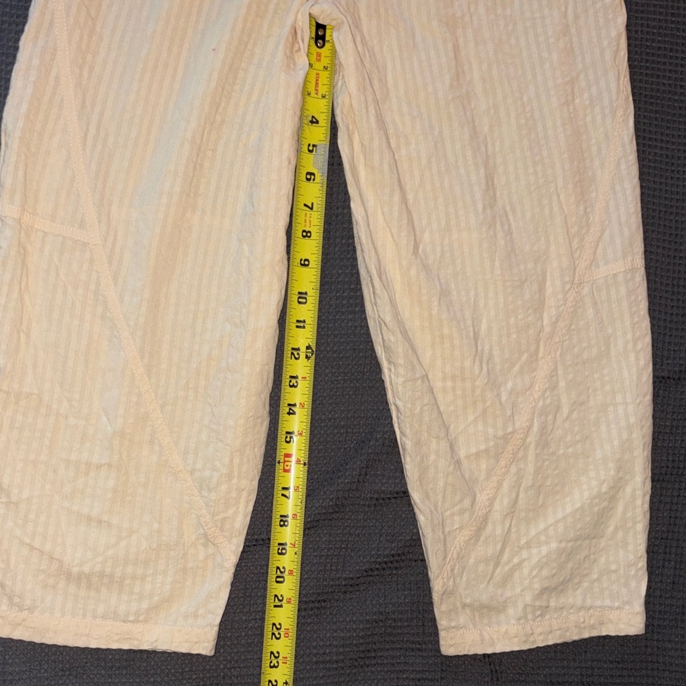 Urban Outfitters Light Cream Drawstring Jogger Pants 100% Cotton size Small New - Picture 9 of 11